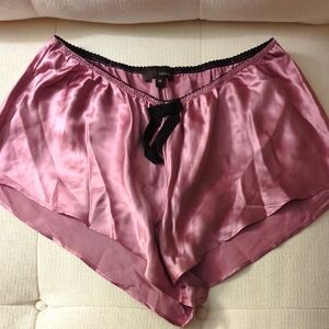 Lizalde Women's Silk Sleep Shorts - Pink